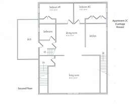 Floor Plan Apt 1C (Carriage House 1st Level)